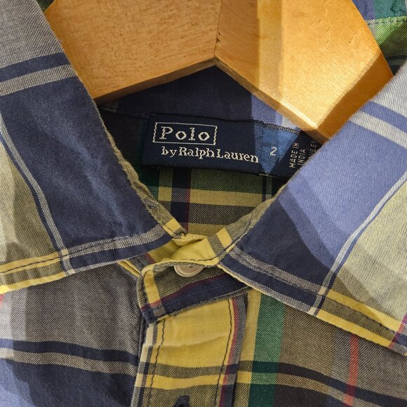 Polo by Ralph Lauren Blue Plaid Dress - Picture 3 of 5